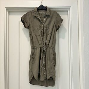 Thread & Supply Casual Collar Shirt in Olive-Taupe